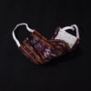 Sambalpuri Mask 2 Layered Maroon Mask
