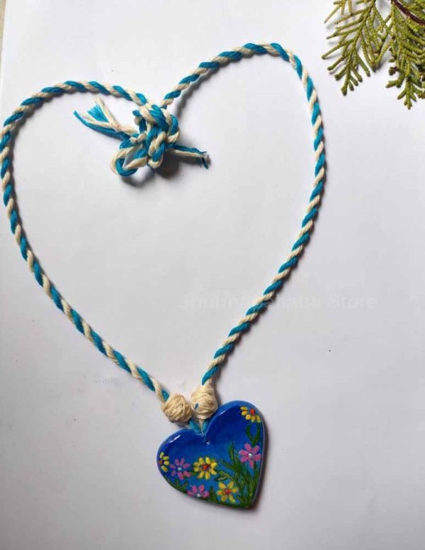 Heart Shaped Clay Necklace