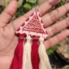 Valley Hand Painted Warli Art Clay Earrings