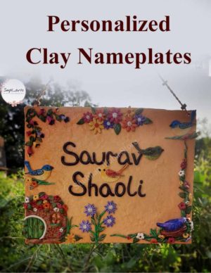 Personalized Clay Nameplates