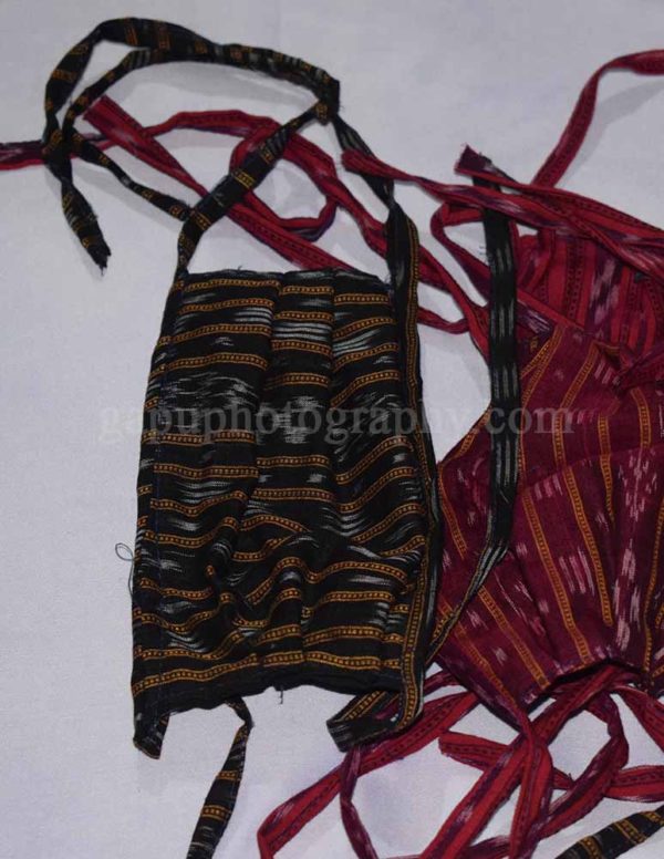 2 Layered Sambalpuri Lace Mask for Men and Women